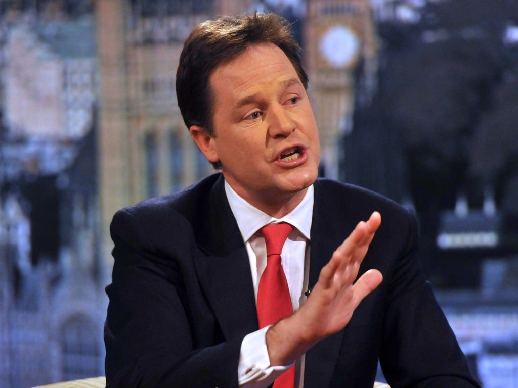 Nick Clegg: no surprises