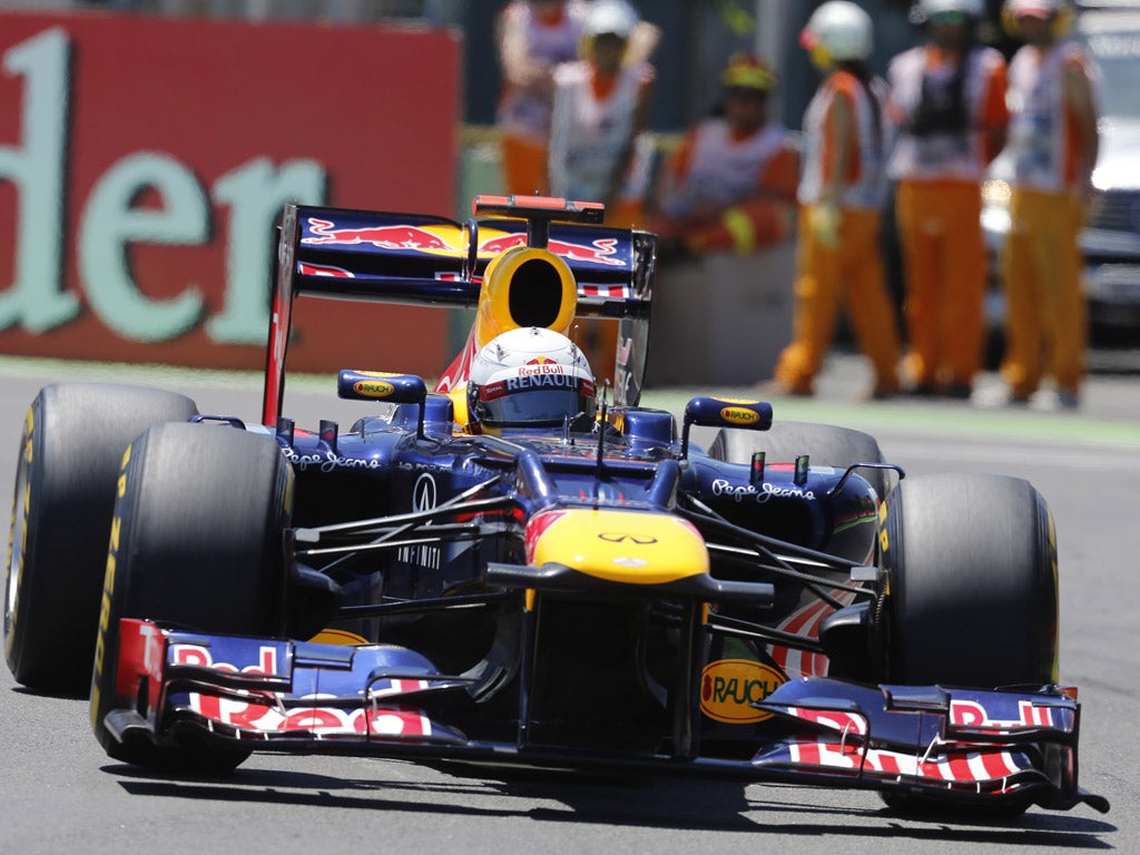 Sebastian Vettel: "I had a good feeling on the last lap and managed to pull everything together."