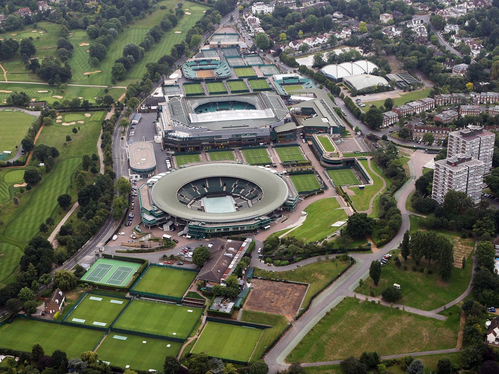 A view of Wimbledon