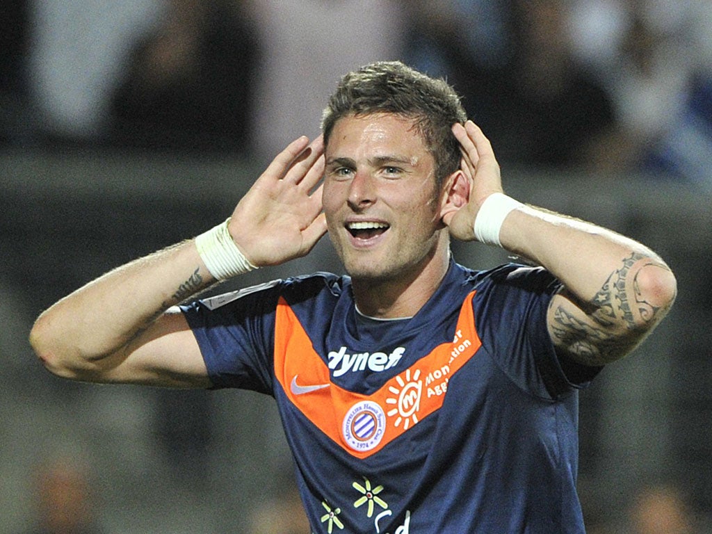 Arsenal's new recruit Olivier Giroud