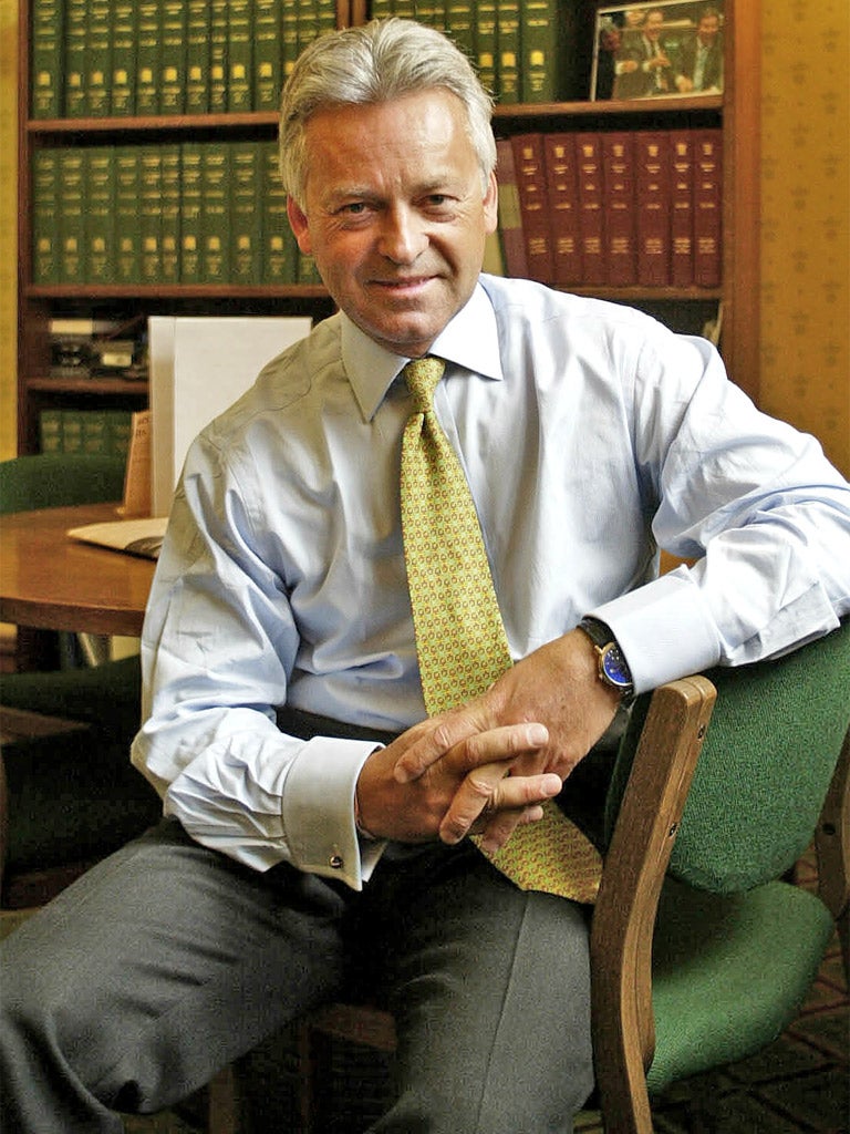 Alan Duncan, minister in the Department of International Development