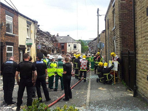 Jamie Heaton died in an explosion in Shaw, Greater Manchester