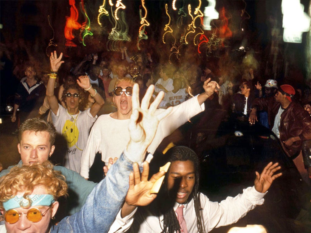 A street party in London's Tottenham Court Road, July 1988