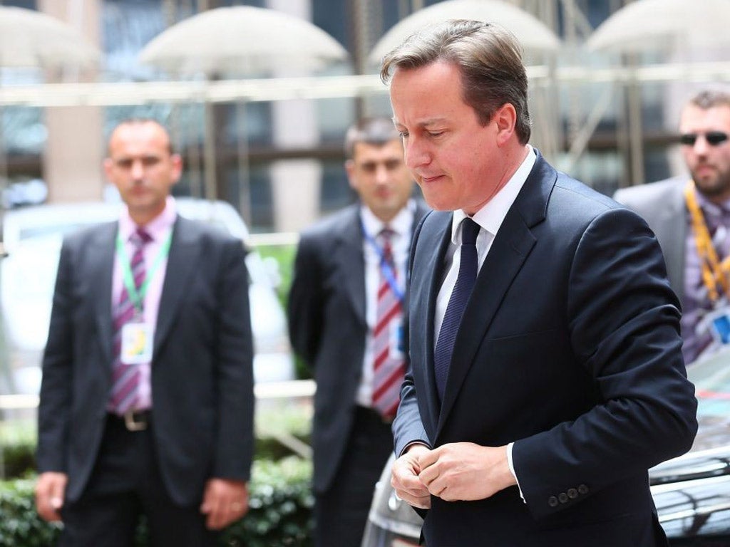 The Prime Minister arrives in Brussels for two days of talks