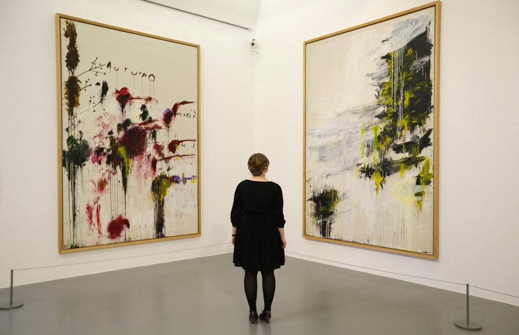 Cy Twombly brings a new dimension to what might have been a very correct but staid exhibition