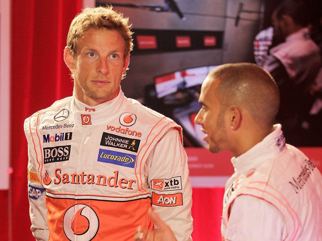 Lewis Hamilton and Jenson
Button are said to have been
immersed in this project