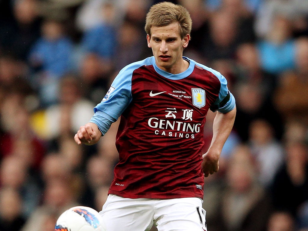 Marc Albrighton of Aston Villa