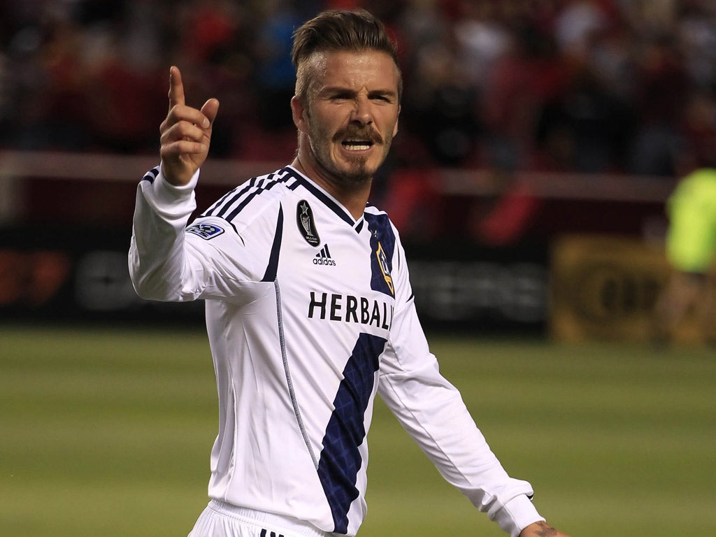 Point of order: David Beckham's
omission has caused an uproar