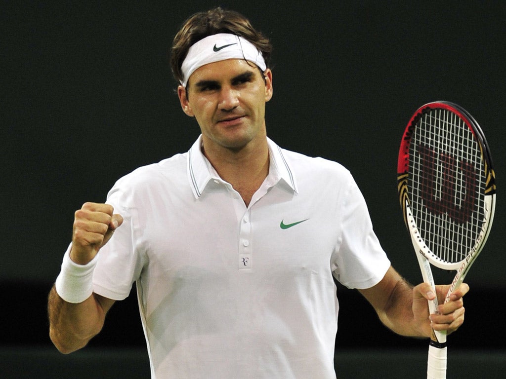 Federer has played
his next adversary, Xavier Malisse,
nine times over the years, and he has
won the lot