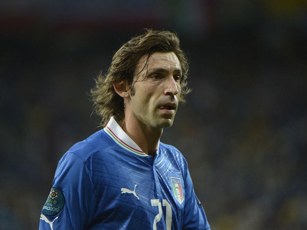 Midfielders... Andrea Pirlo (Italy)