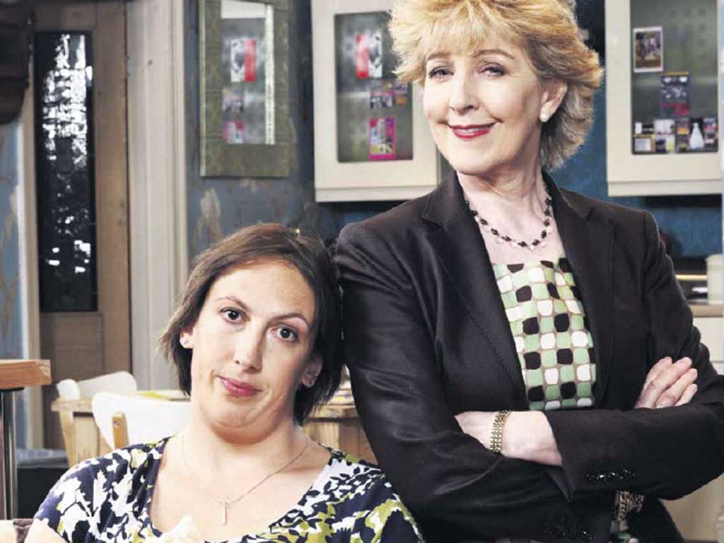 The parent trap: Miranda Hart and Patricia Hodge in 'Miranda'