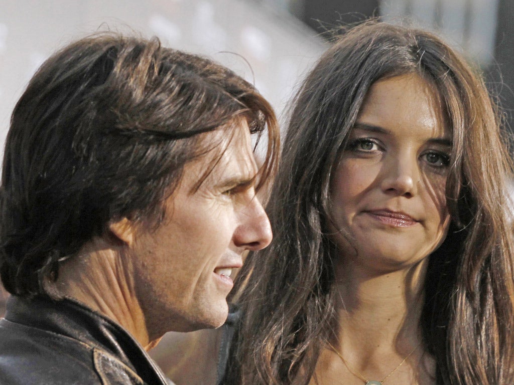 Katie Holmes and Tom Cruise