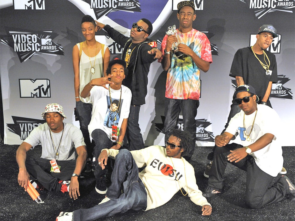 Controversial hip-hop collective, Odd Future