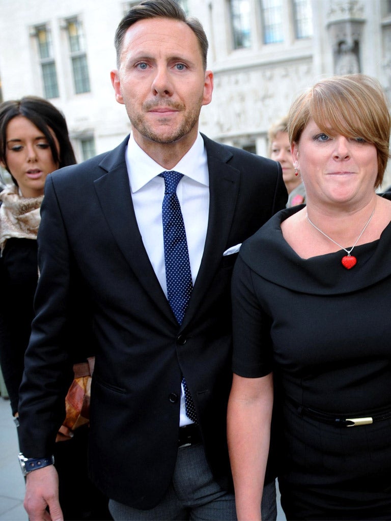 Glenn Mulcaire outside the Supreme Court after yesterday's ruling