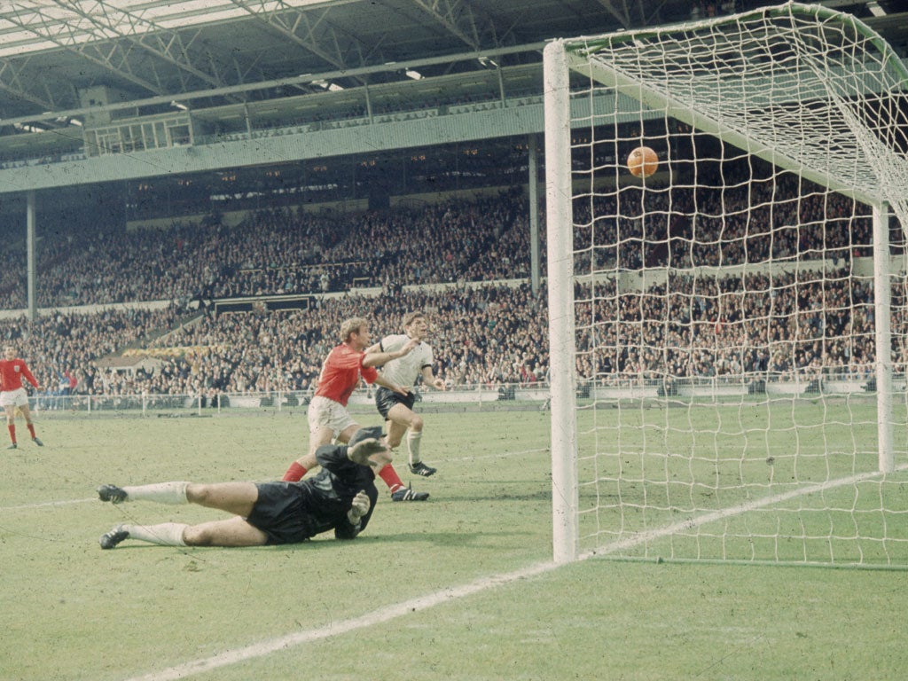<b>July 1966: England vs. West Germany - Geoff Hurst</b></br>

England are made to continue their wait for international silverware after Geoff Hurst's swivel shot goal in extra-time is disallowed. As a consequence, his famous 'they think it's all over' hat-trick goal never materialises and the World Cup final goes to a replay in which Germany win. The years of hurt for the Three Lions are incalculable.
</br>
<a href="http://www.youtube.com/watch?v=__MJV11nRqU" target="new">Click here to WATCH.</a>