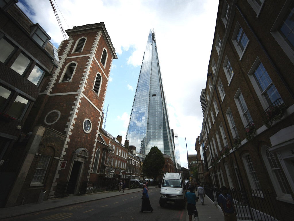 The capital's latest landmark The Shard, officially opened this week