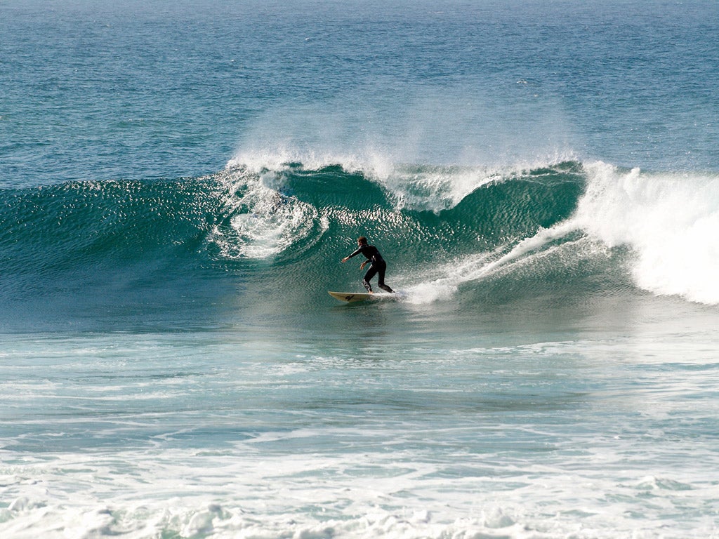 Big break: The beach at Coxos