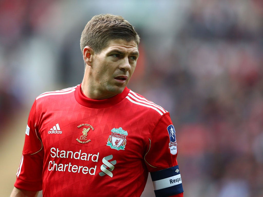 Liverpool captain Steven Gerrard