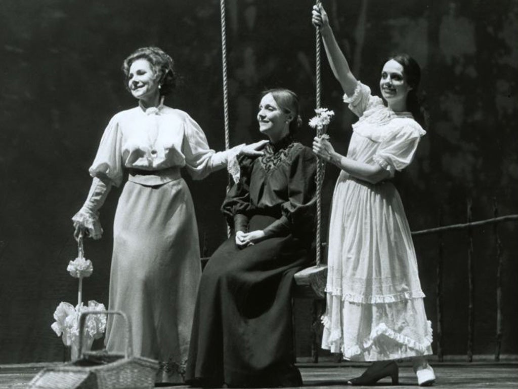 Lear, left, as Irina Arkadina in 'The Seagull' in Washington in 1978