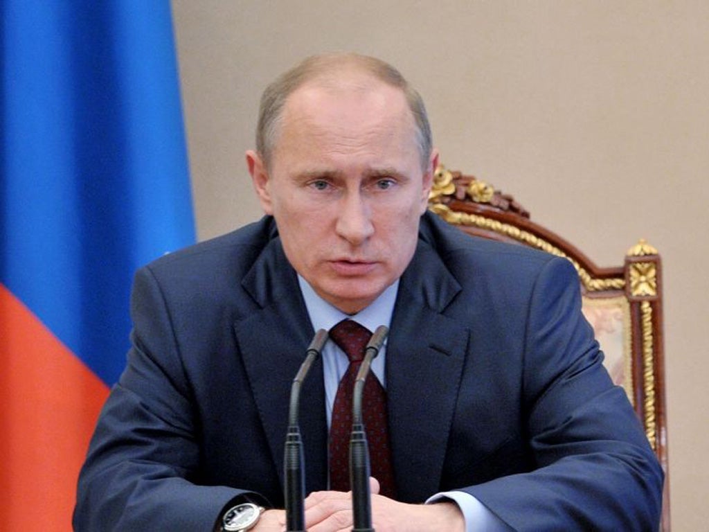 President Vladimir Putin who was re-elected in May