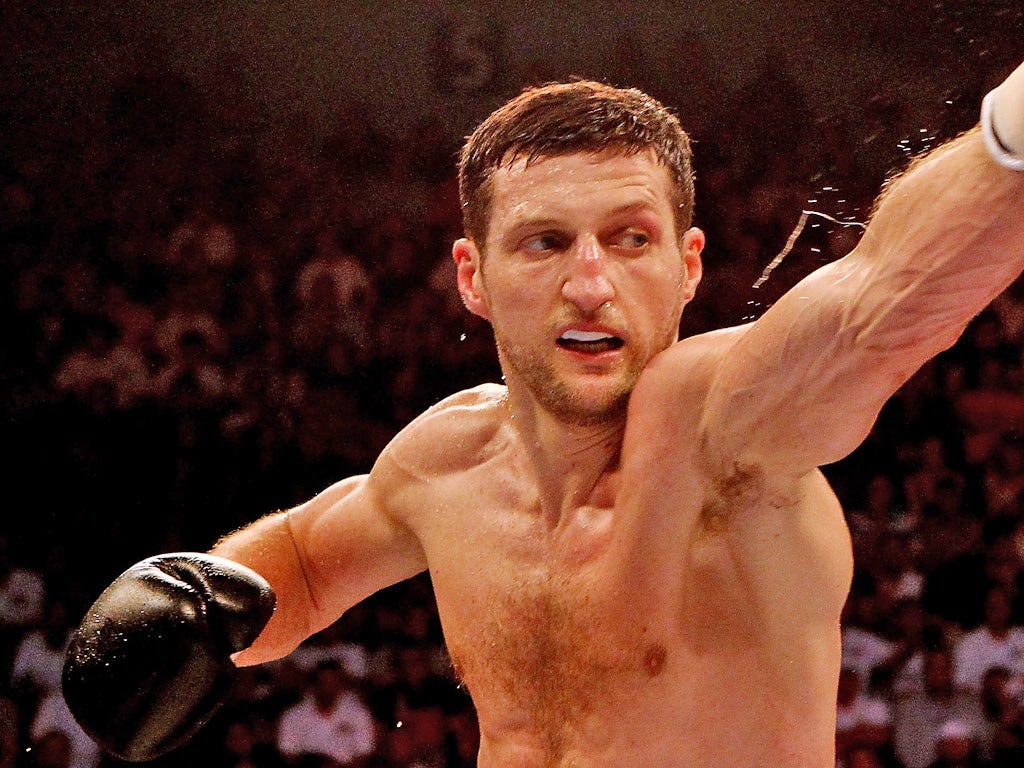 Boxer Carl Froch