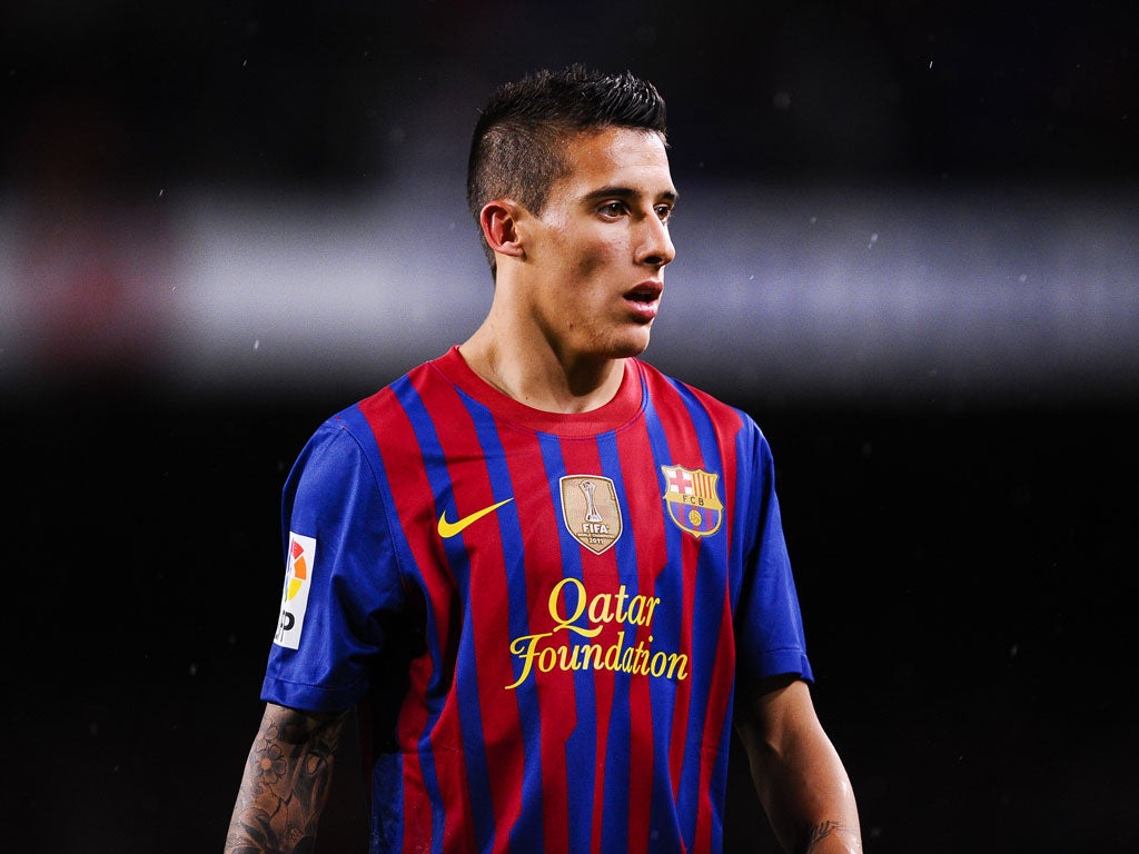 Cristian Tello of Barcelona