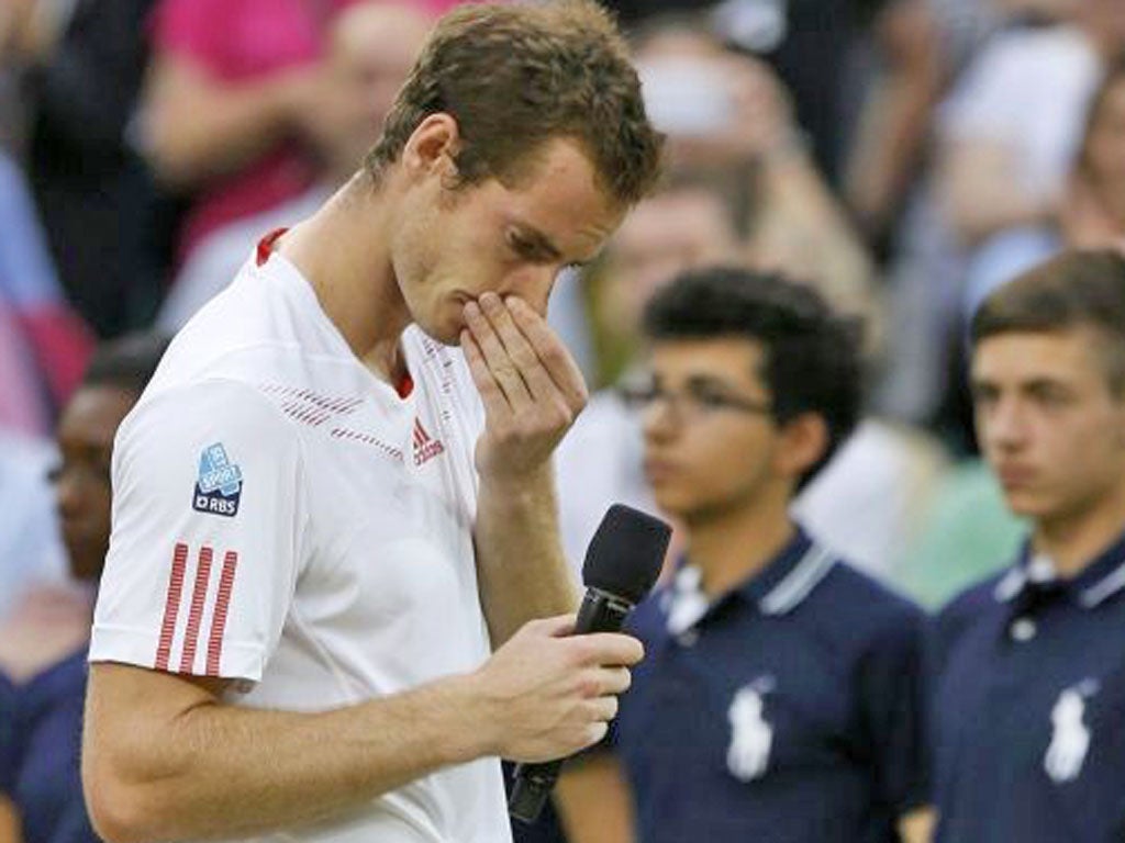 Andy Murray on Sunday