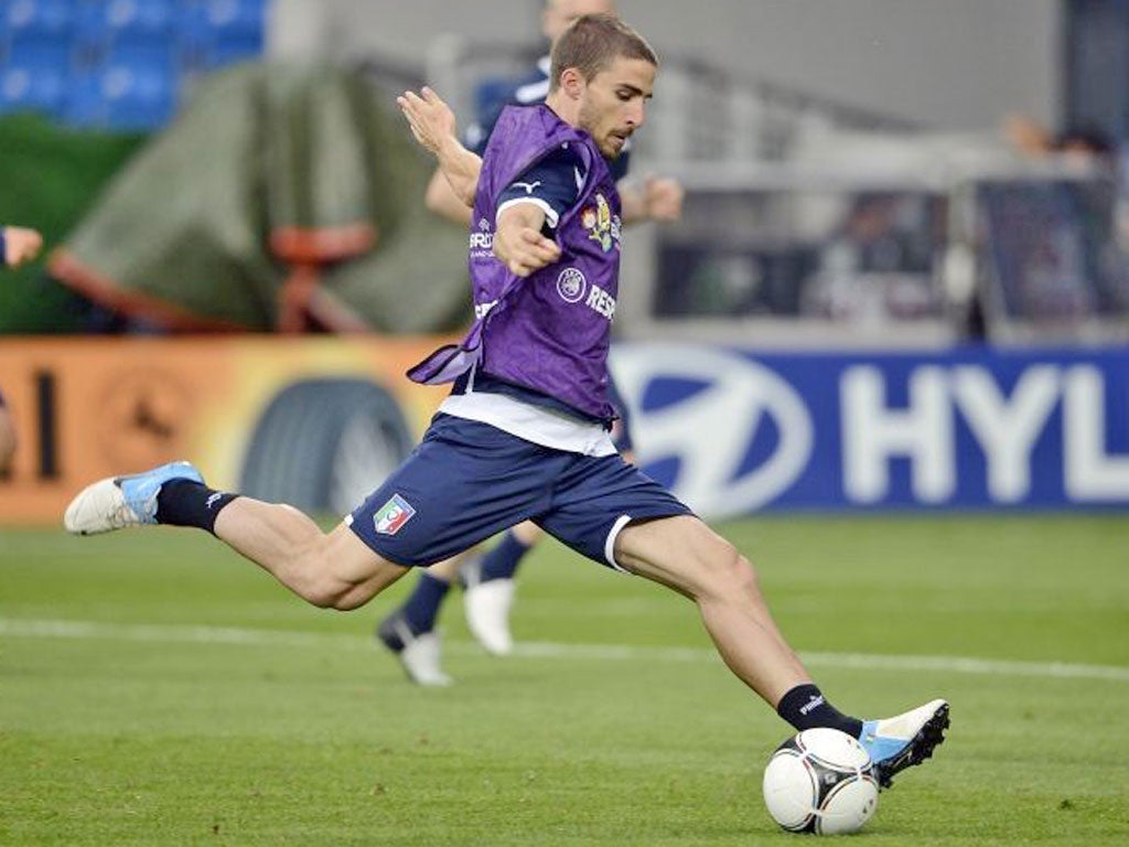 Fabio Borini, who worked with Brendan Rodgers at Chelsea and Swansea, was in Italy’s Euro 2012 squad