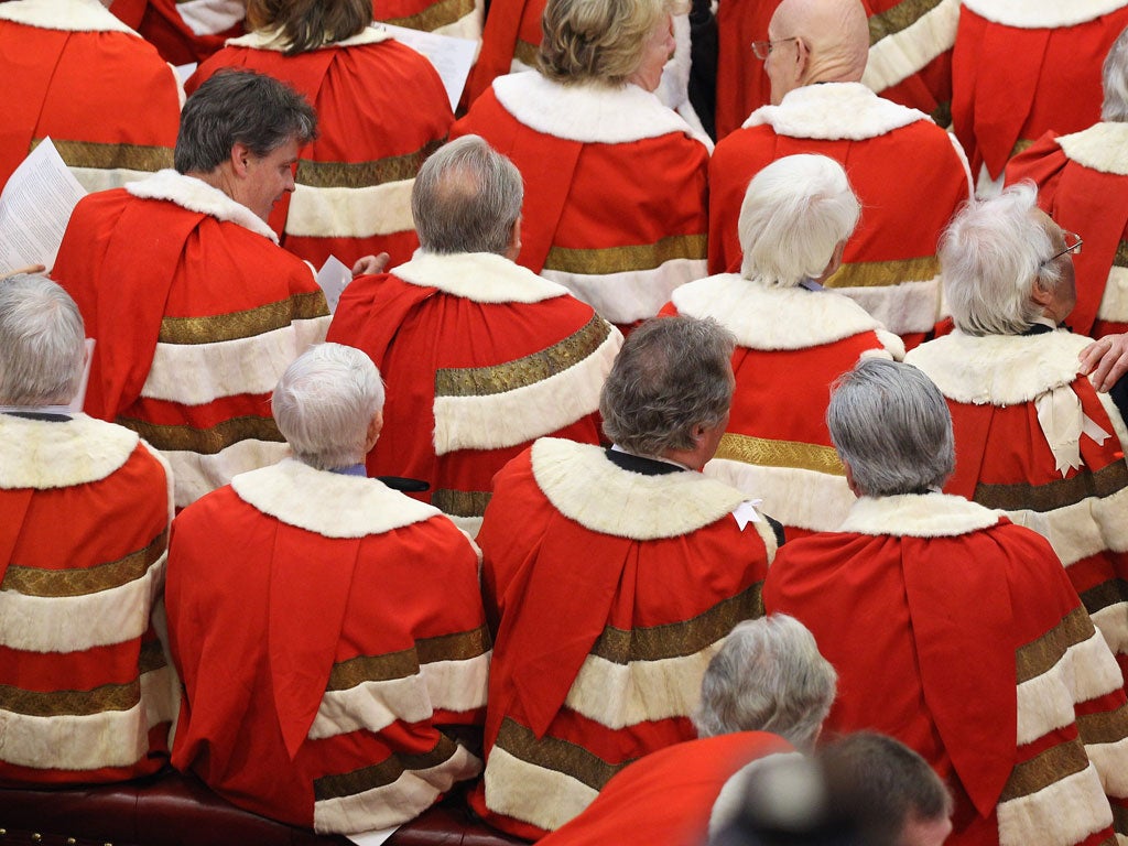 Ministers are today braced for a potentially damaging Commons defeat over Nick Clegg's plans for House of Lords reform