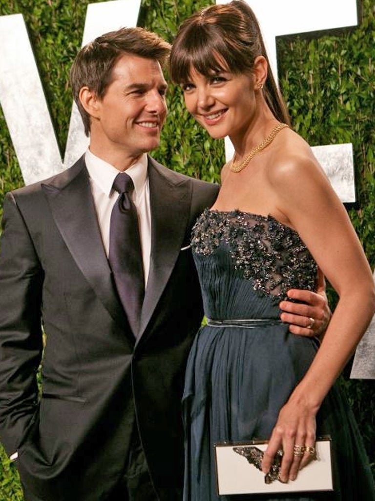 Tom and Katie during happier times