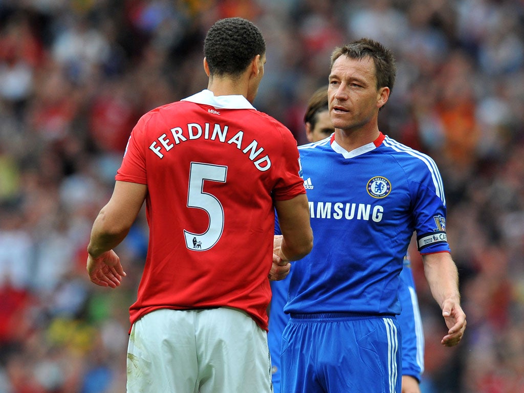 Rio Ferdinand and John Terry