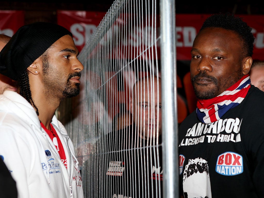 Haye and Chisora publicise their fight