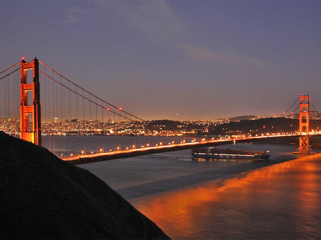 The Golden Gate Bridge in San Francisco