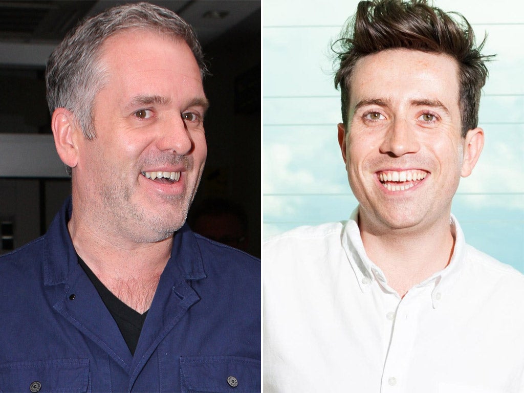 Chris Moyles and Nick Grimshaw