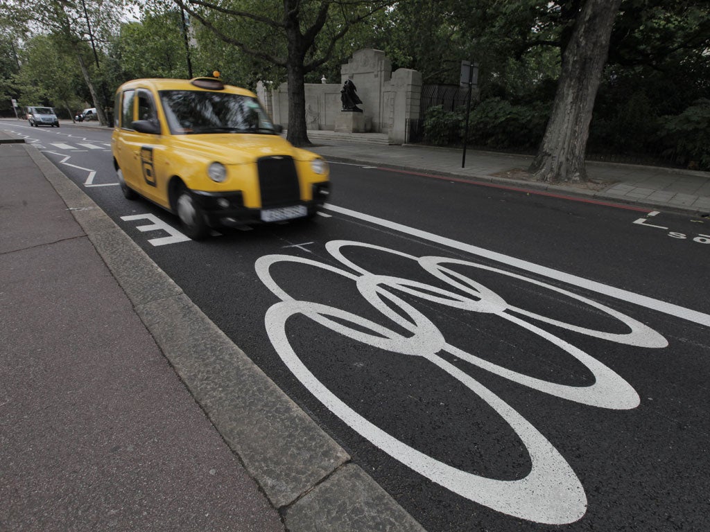 One of the olympic lanes