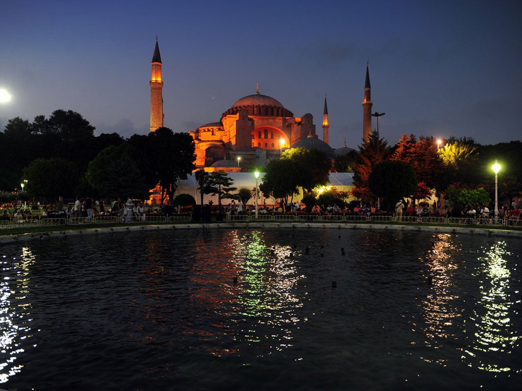 Night vision: the Hagia Sofia