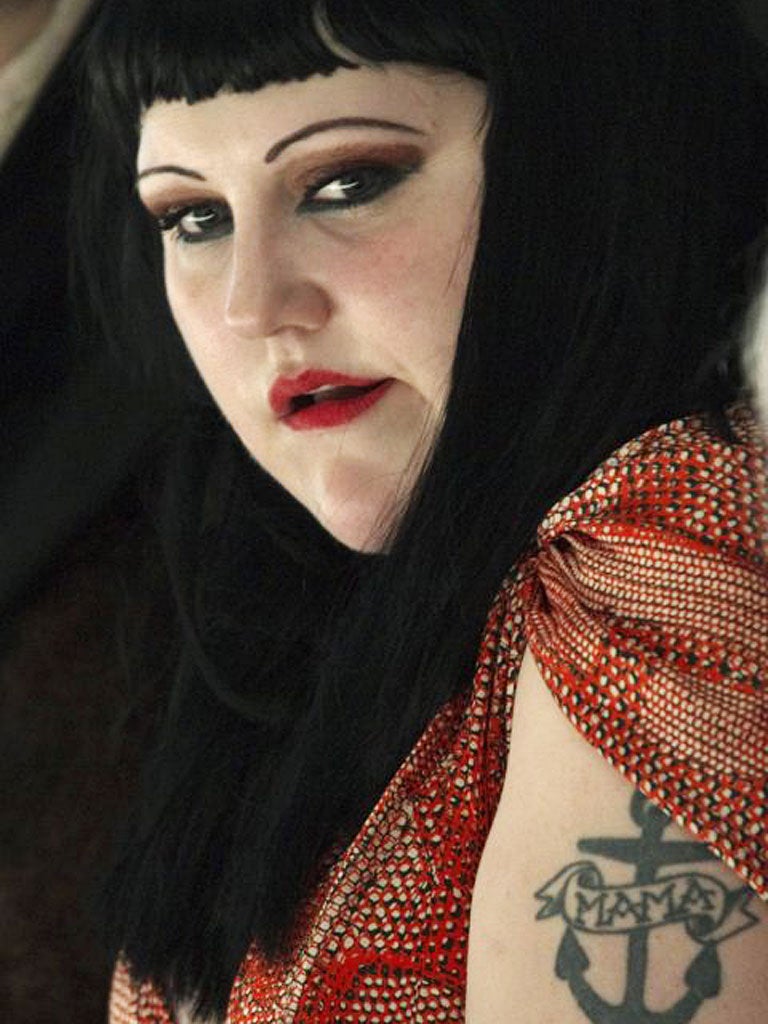 Beth Ditto at Paris Fashion Week this year