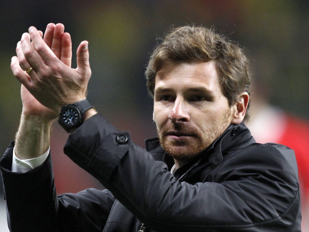 Villas-Boas: feels at home at Spurs