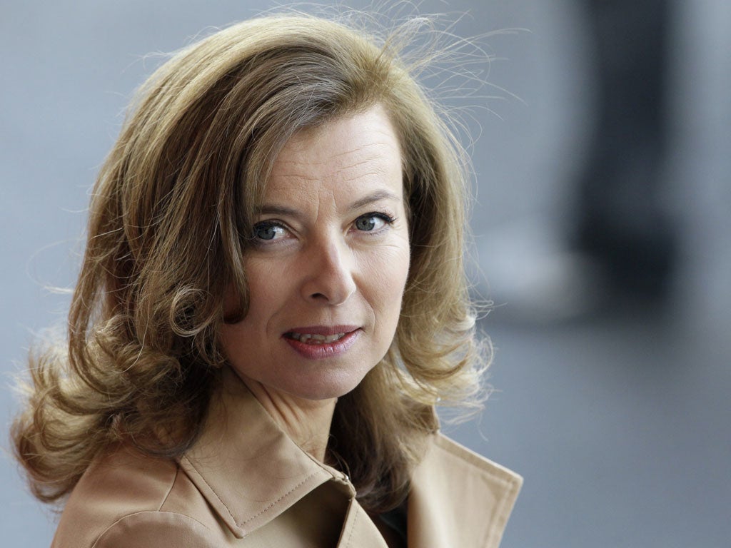 Valerie Trierweiler, Hollande's live-in girlfriend, sent the offending tweet