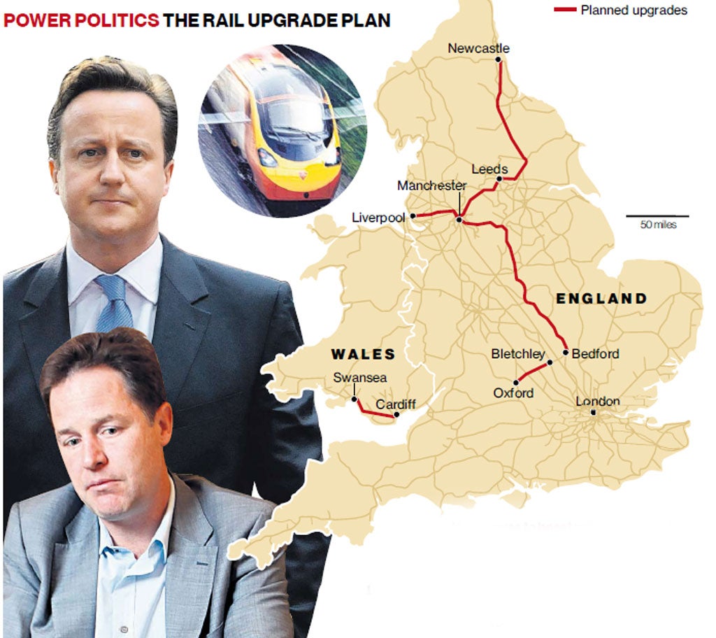 New moves to boost rail capacity include: Electrifying rail links from Southampton via Reading and Oxford to Sheffield; improvements to “Northern hub” routes linking Liverpool, Manchester, Sheffield, Leeds and Newcastle; electrifying the Great Western lin