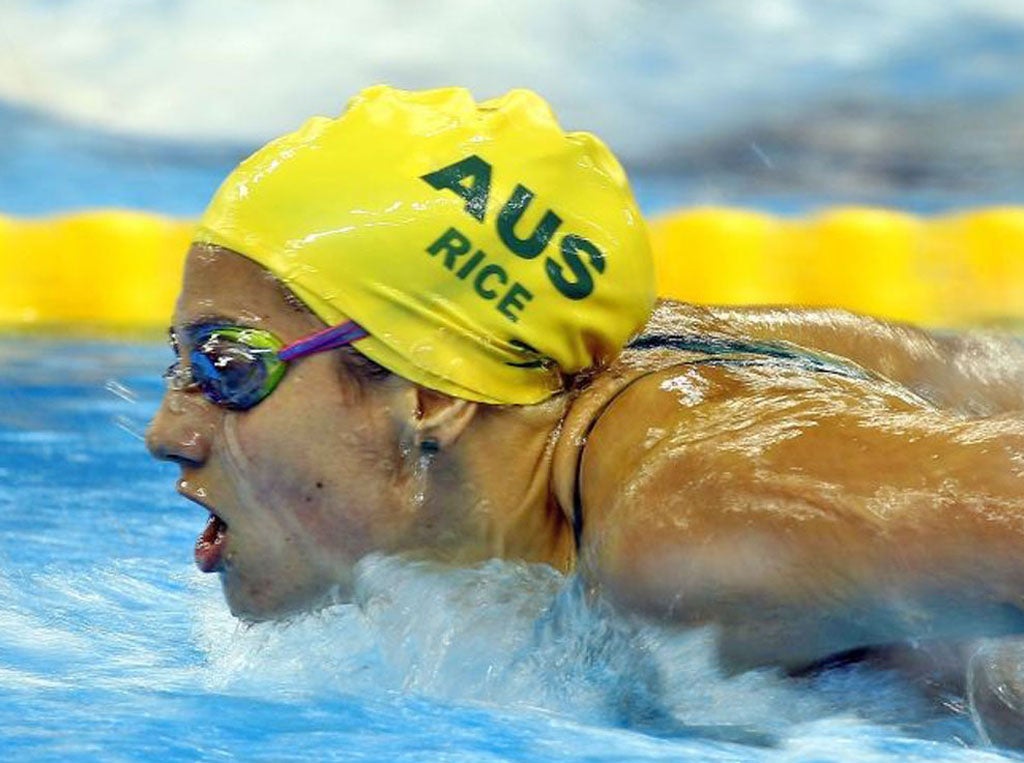 Among Australia’s medal hopes is Stephanie Rice