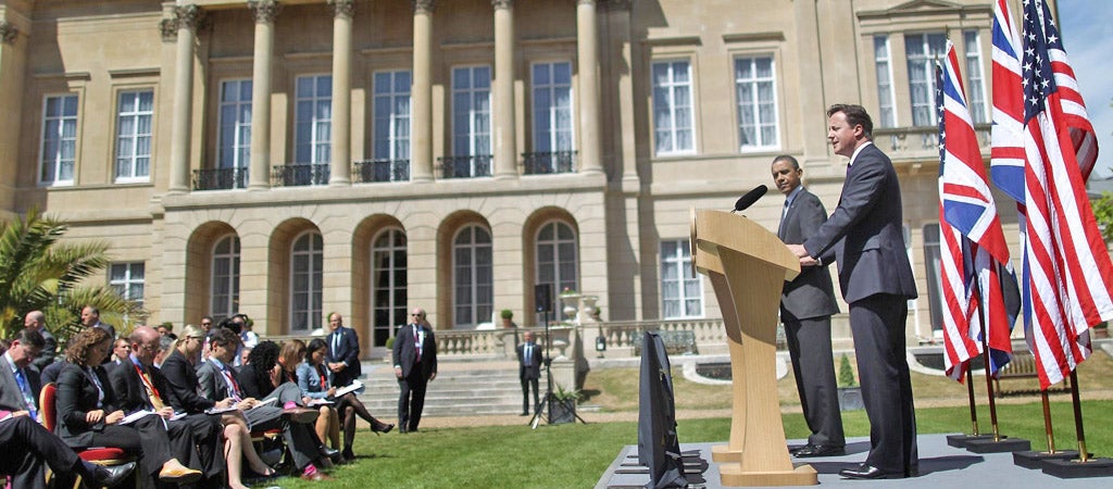 Lancaster House has been turned into a 'business embassy'