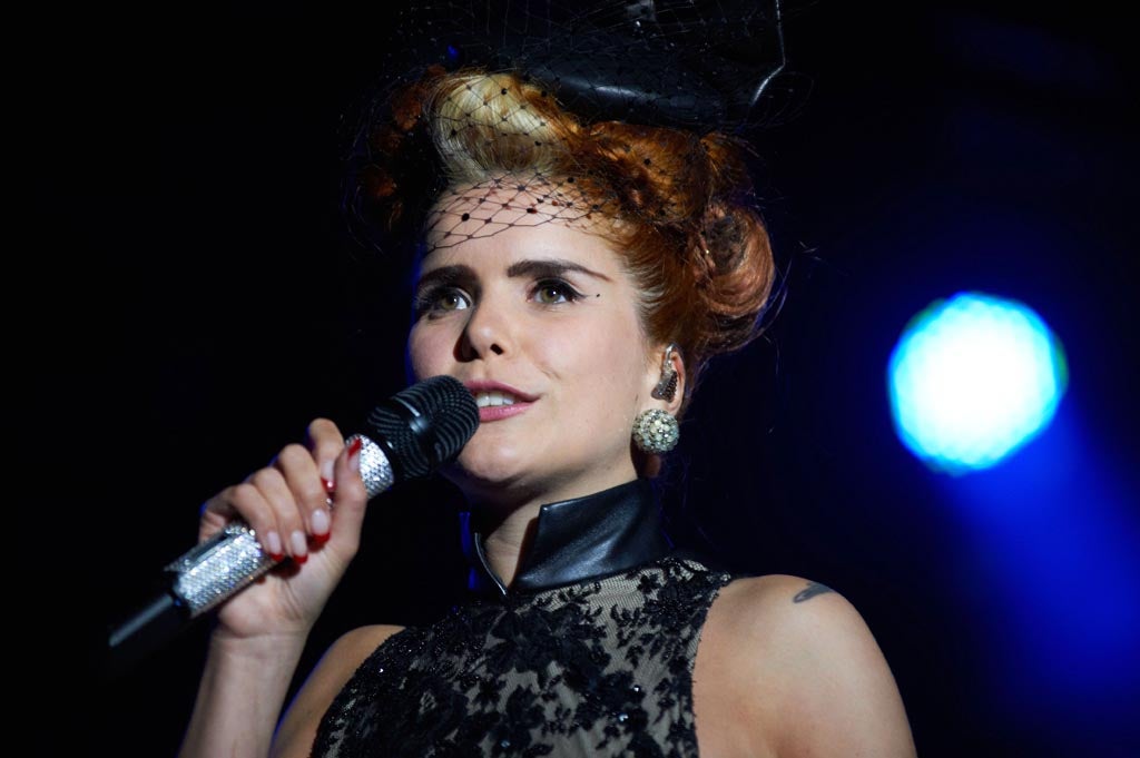 Paloma Faith performing at Somerset House last night