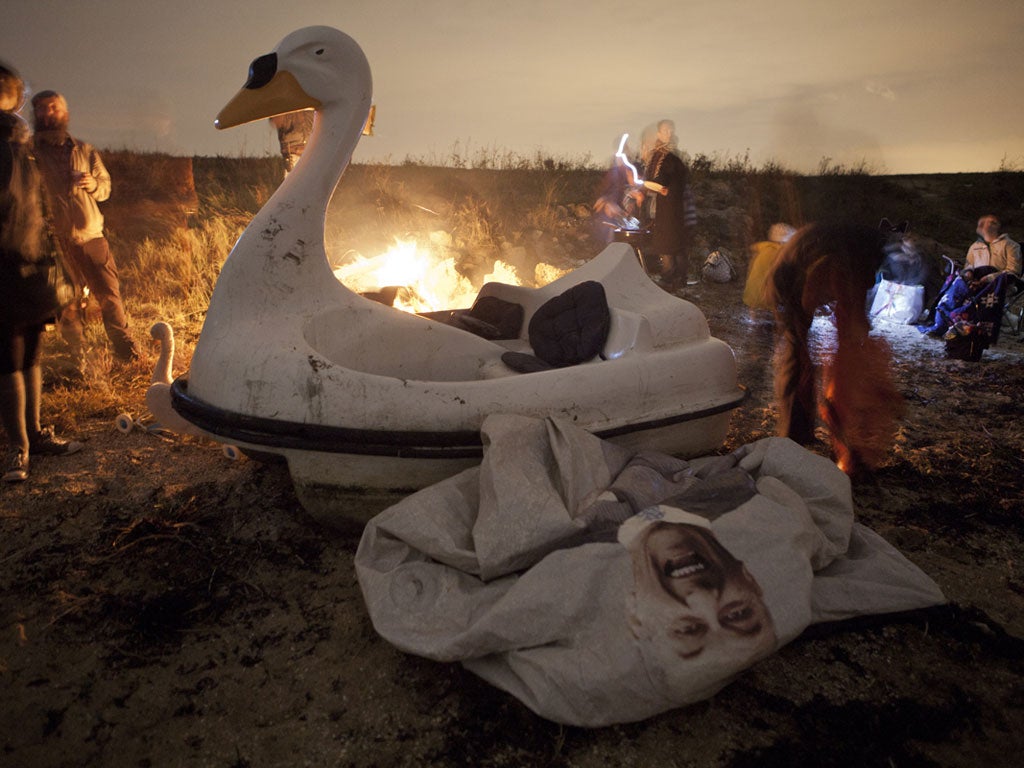 Iain Sinclair spent last October crossing the waterways of Kent and east London in a swan-shaped pedalo.