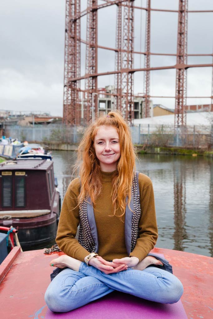 Ali Gunning is a yoga teacher. She says: 'For me, freedom is the number one thing. Freedom from having to be a slave to a mortgage or a big rent'