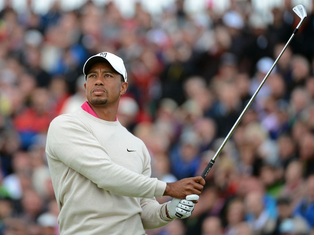 Tiger Woods at the Open