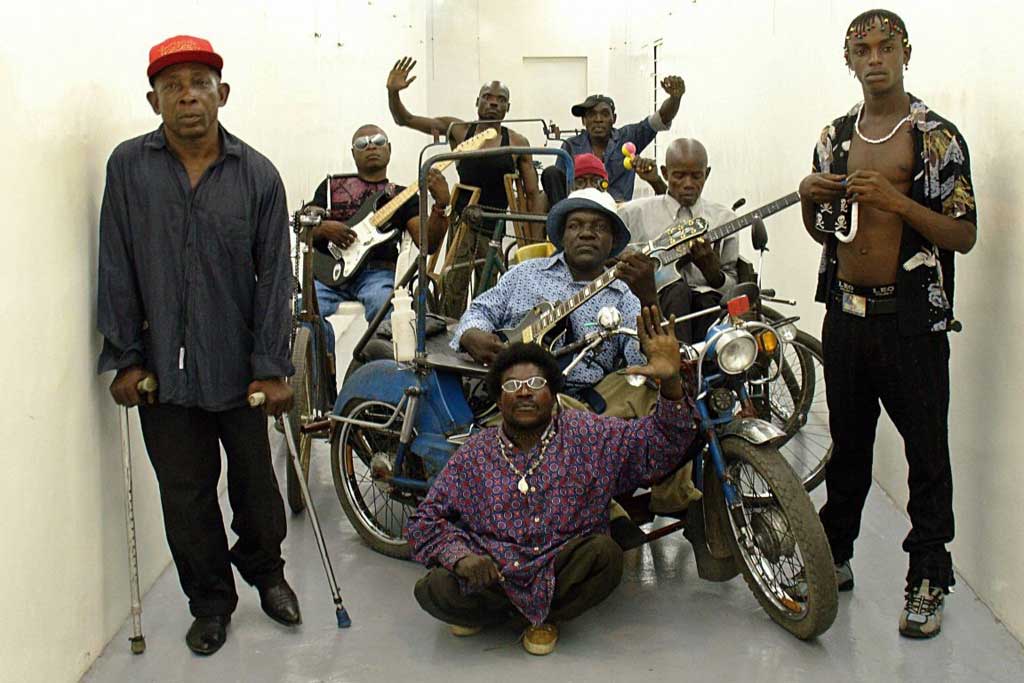 Staff Benda Bilili will play the Africa Stage at Docklands' Pleasure Gardens