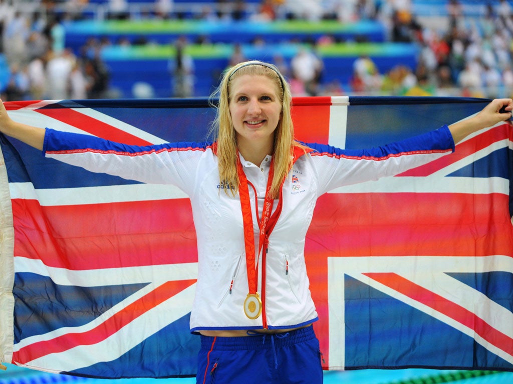 Rebecca Adlington: 400m freestyle; 7.30pm to 9.25pm
