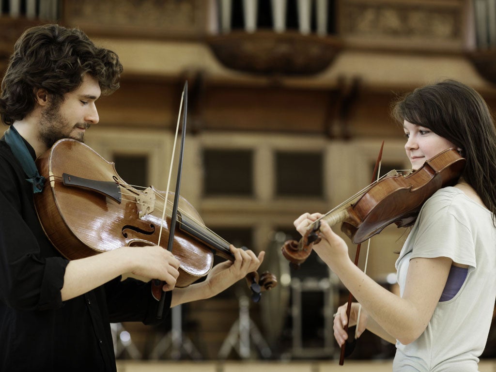 RCM's Matyas Csibas and Sophia Anagnostou