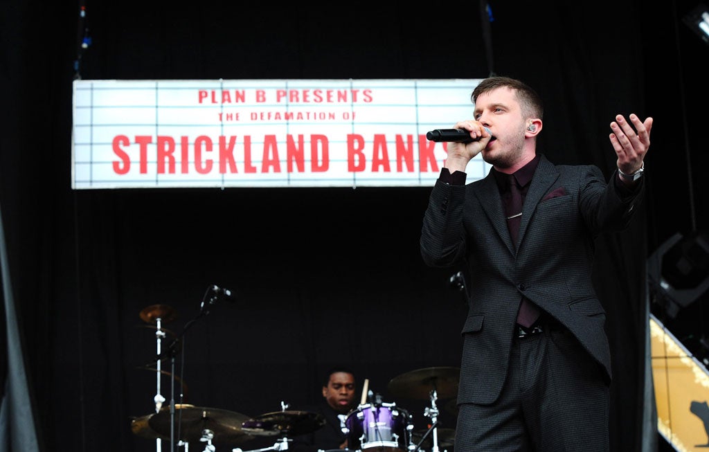 Plan B performing at Hackney Weekend in June.